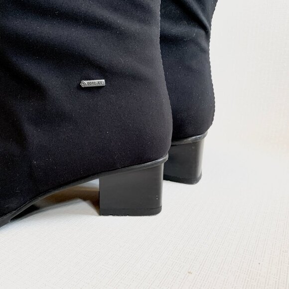 Ara GORE-TEX Stretch Knee-High Square Toe Boots – Black – Size 37 - Picture 4 of 7